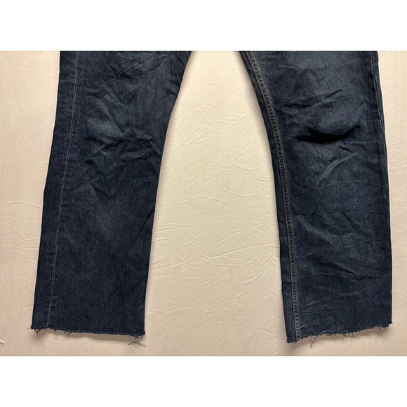 Levi's 512 Jeans Mens Blue Denim Bootcut Leg Button Fly 5-Pocket 34x31 Rare - Picture 5 of 11